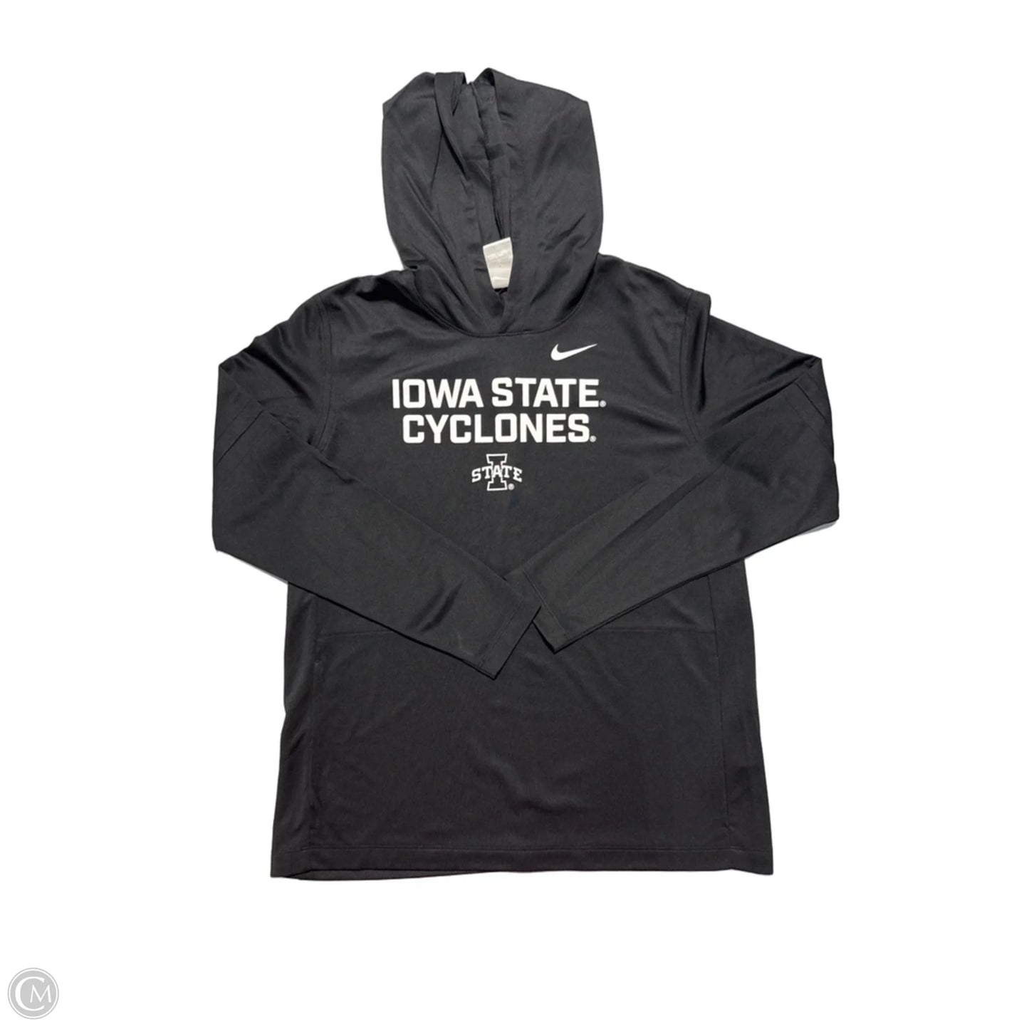 Top Long Sleeve By Nike In Black, Size: M