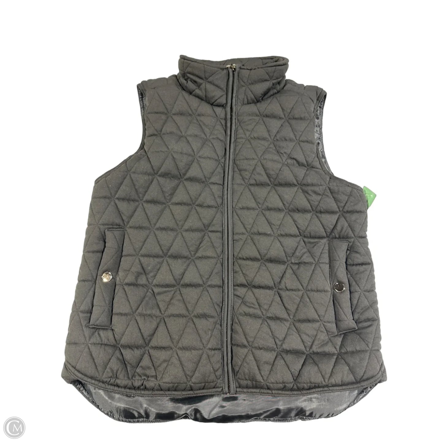 Vest Puffer & Quilted By Pulse In Black, Size: S