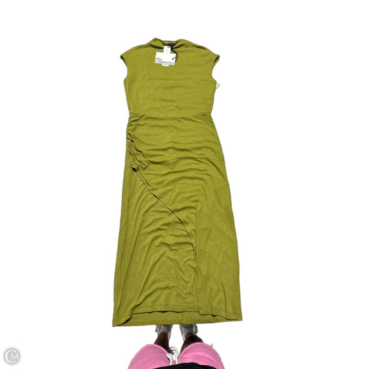 Dress Casual Maxi By Cmc In Green, Size: M
