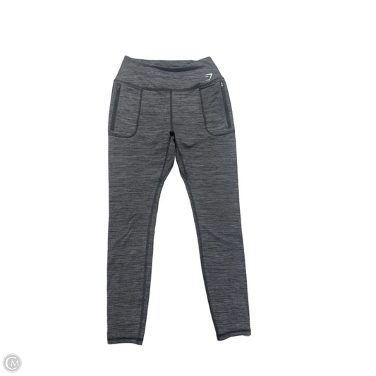 Athletic Leggings By Gym Shark In Grey, Size: M