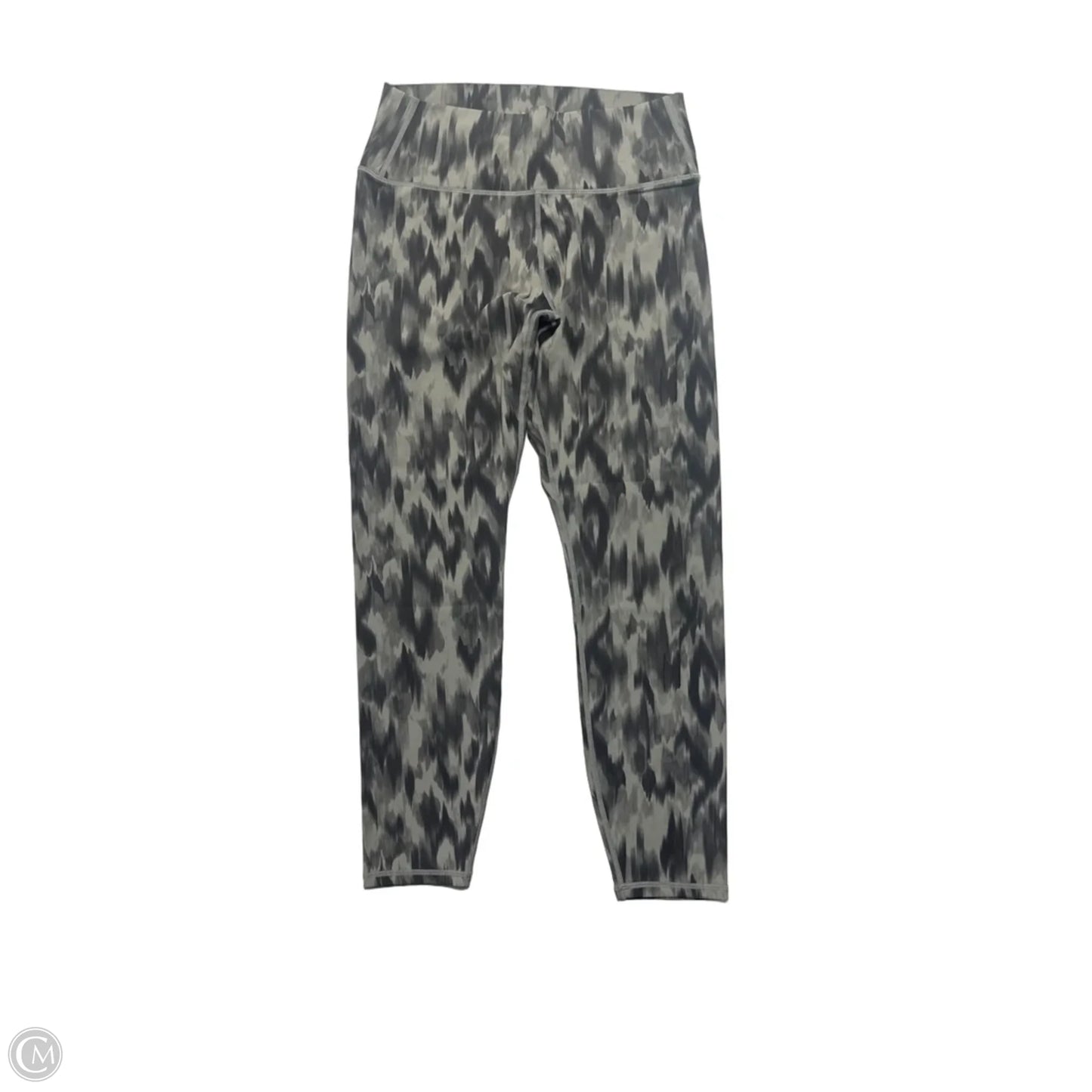 Athletic Leggings By Varley In Black & Green, Size: L