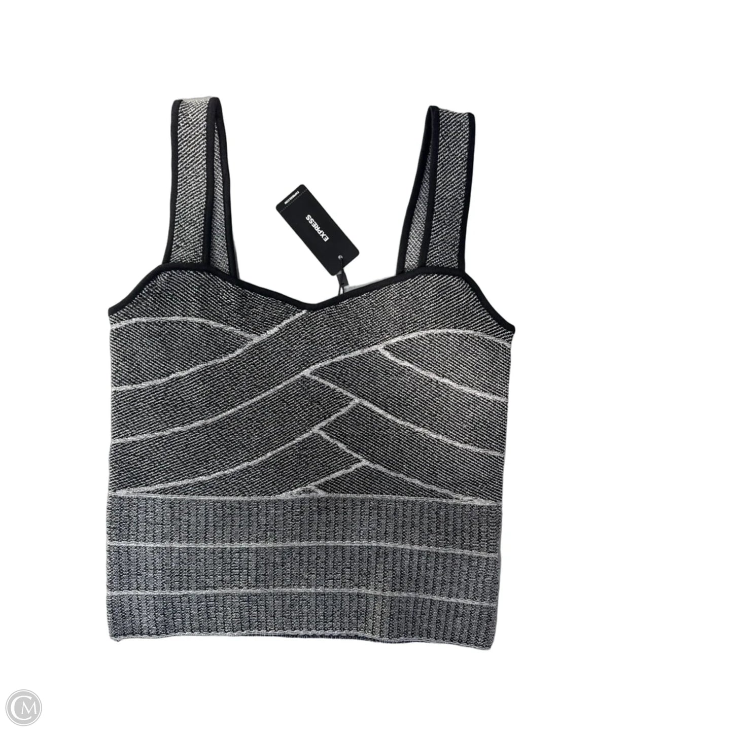 Tank Top By Express In Grey, Size: Xs
