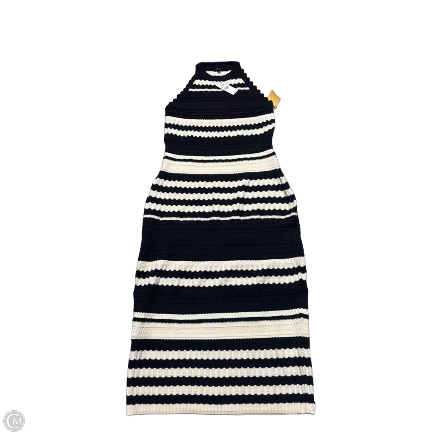 Dress Casual Maxi By Express In Striped Pattern, Size: S