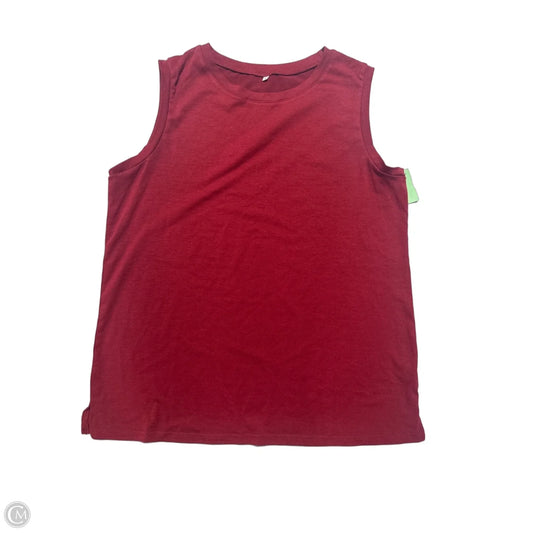 Tank Top By Cmc In Red, Size: L