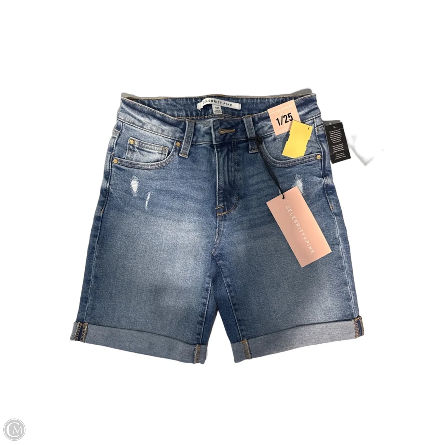 Shorts By Celebrity Pink In Blue Denim, Size: 26
