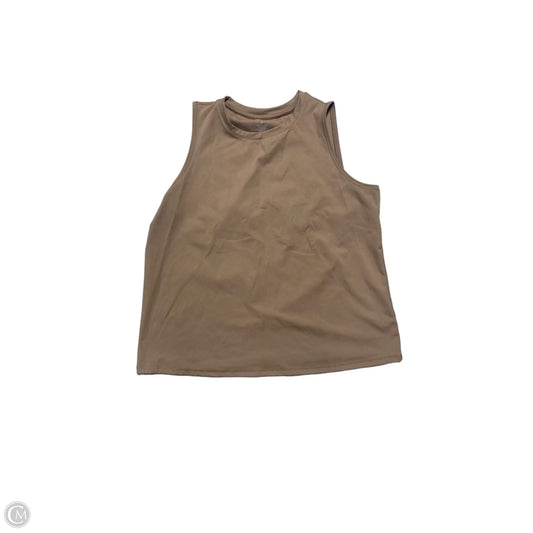 Athletic Tank Top By Tek Gear In Tan, Size: L