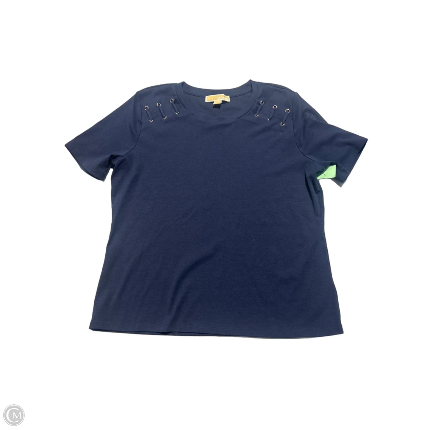 Top Short Sleeve By Worthington In Black & Red, Size: Xl