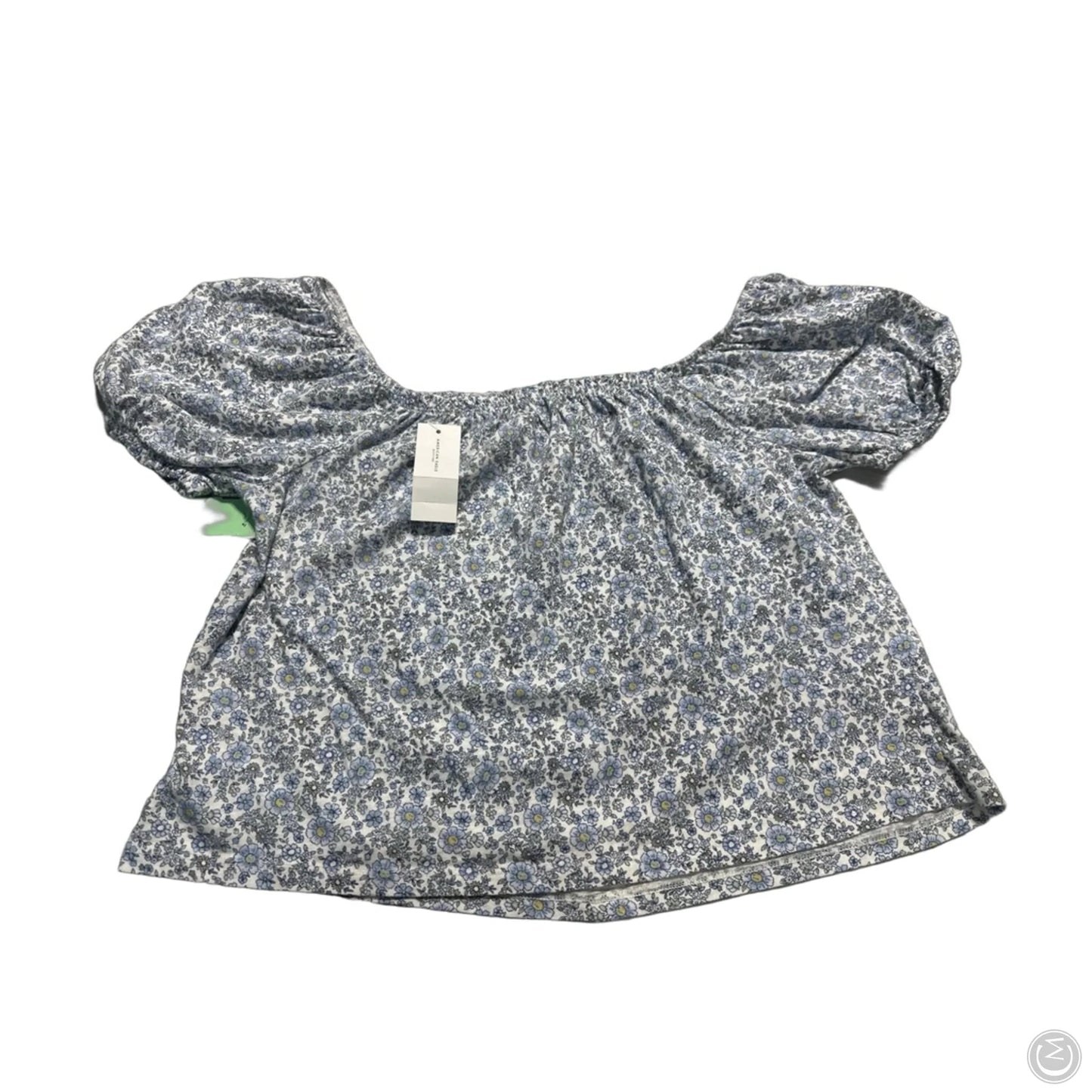 Top Short Sleeve By American Eagle In Blue, Size: M