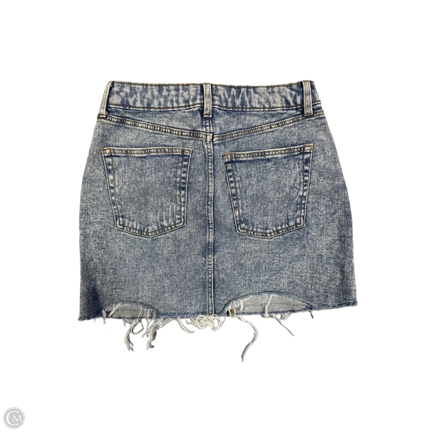 Skirt Mini & Short By Wild Fable In Blue Denim, Size: 8