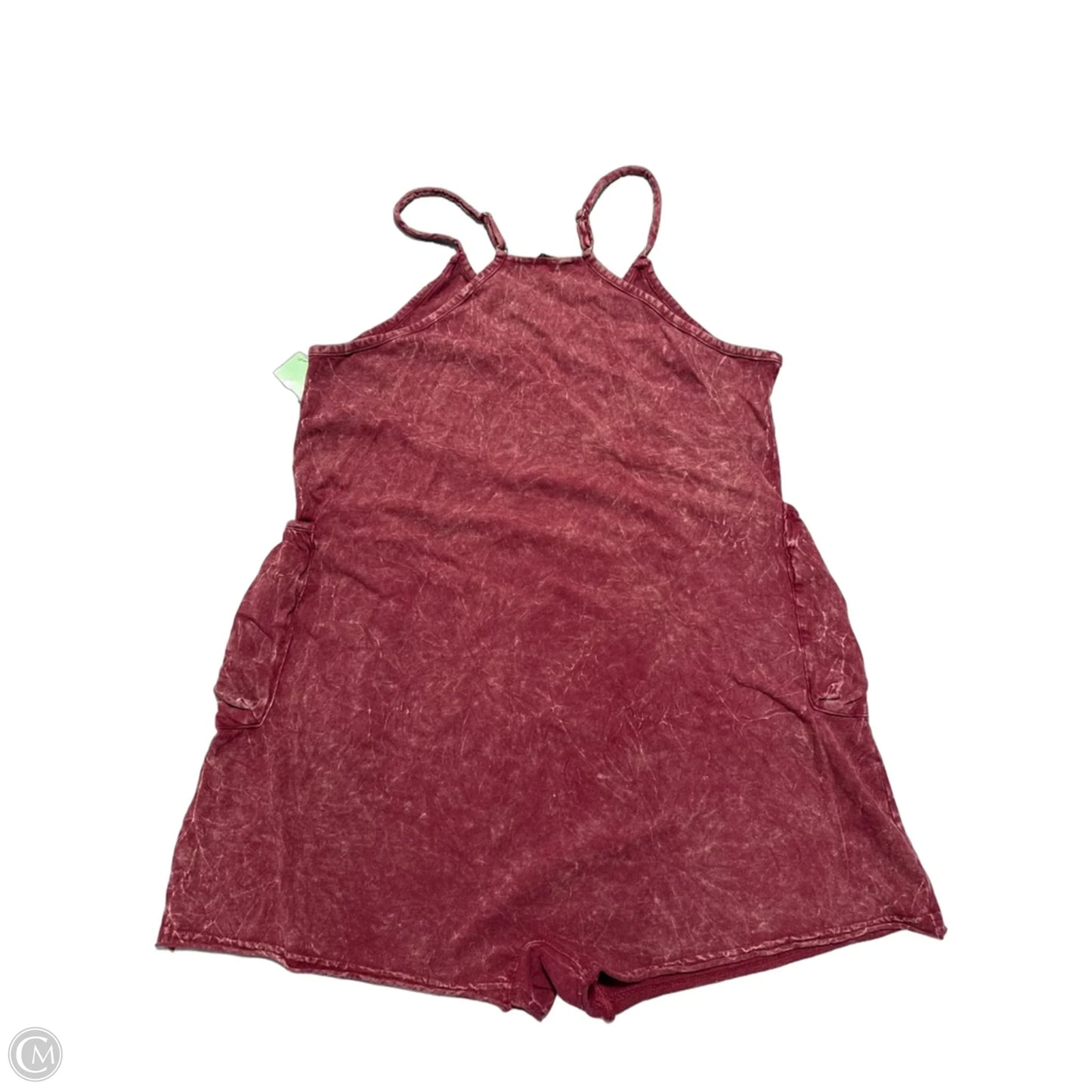 Romper By Zenana In Red, Size: L