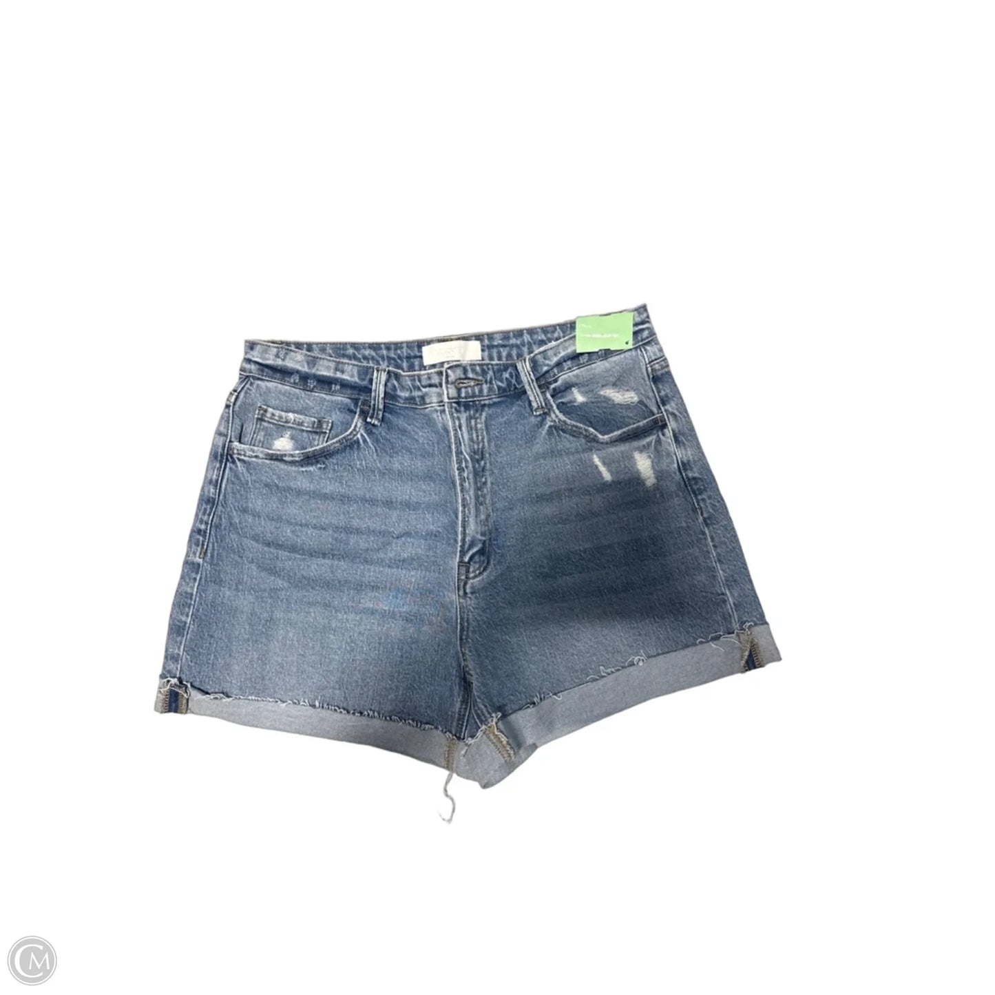 Shorts By Vervet In Blue Denim, Size: Xl