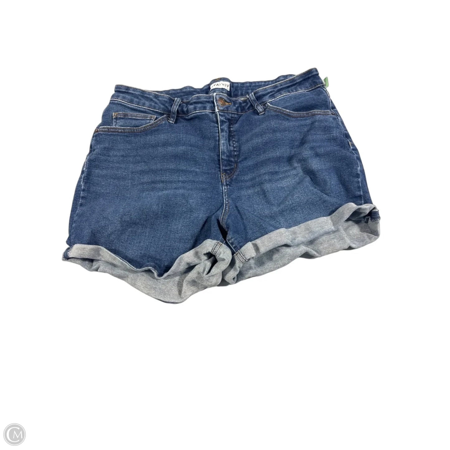Shorts By Ava & Viv In Blue Denim, Size: 16