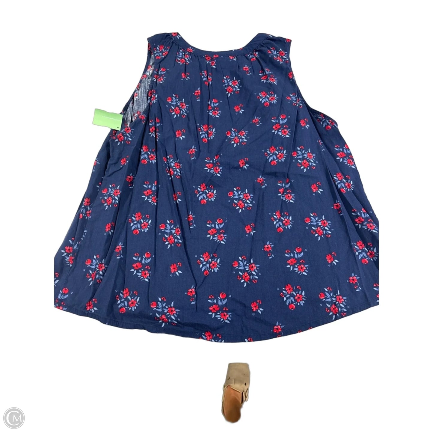 Tank Top By St Johns Bay In Blue, Size: 1x