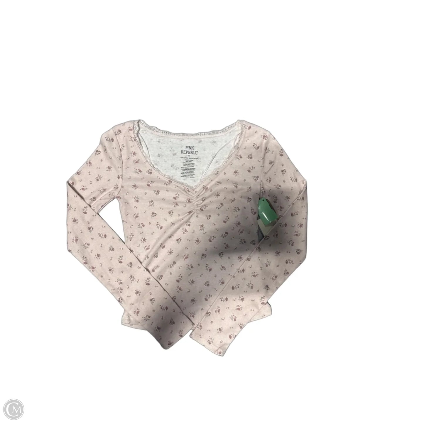 Top Long Sleeve By Pink Republic In Pink, Size: Xs