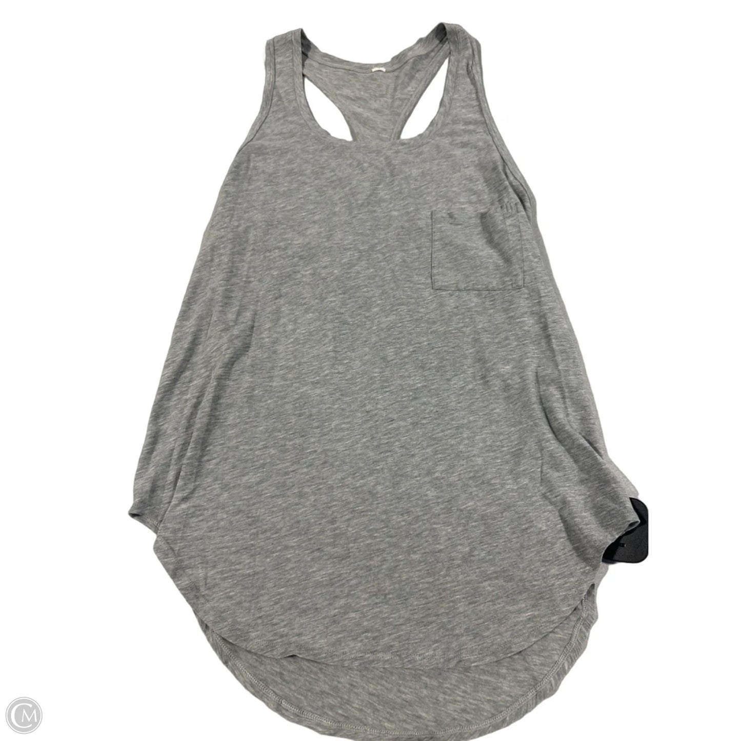 Athletic Tank Top By Lululemon In Grey, Size: 8
