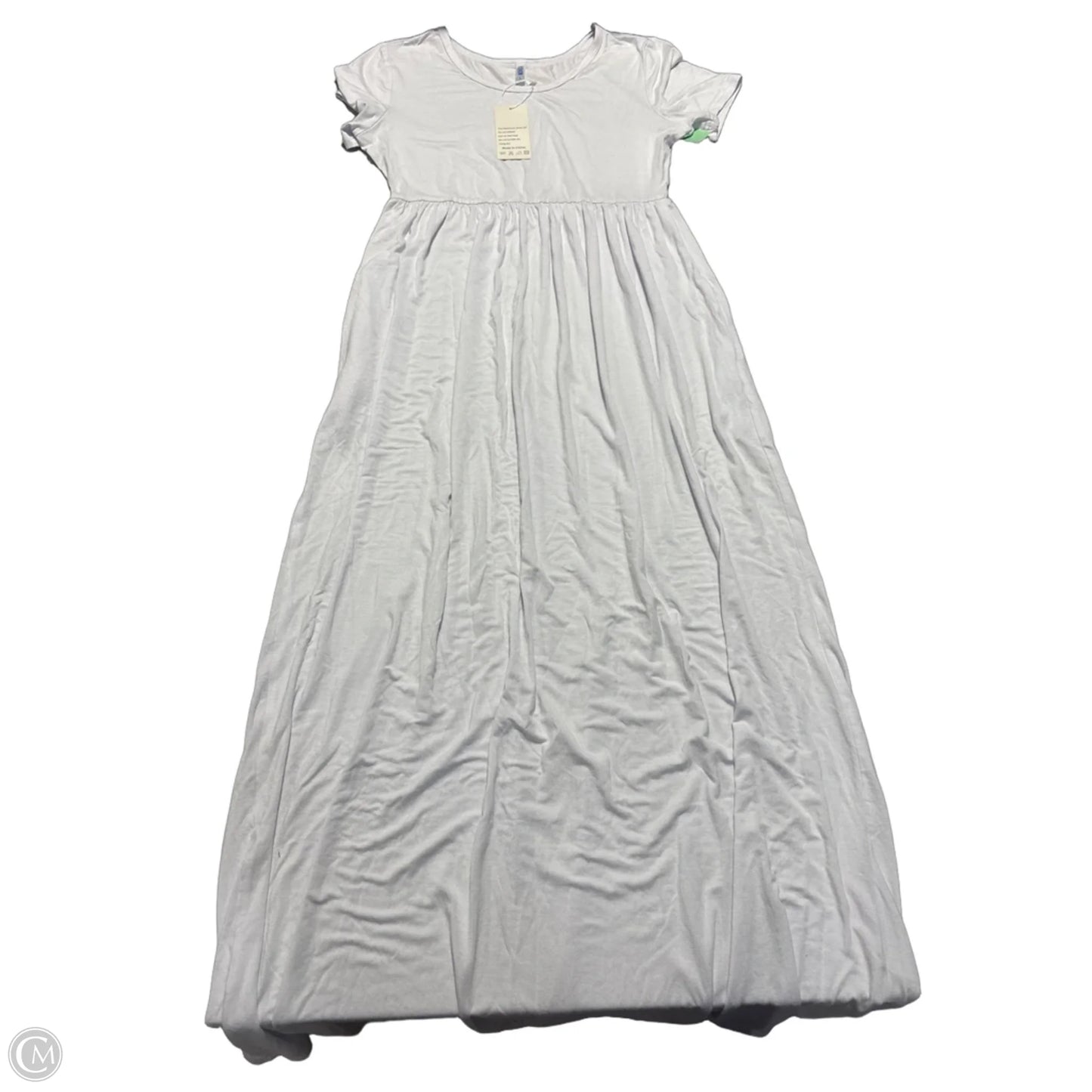 Dress Casual Maxi By Cmc In White, Size: L