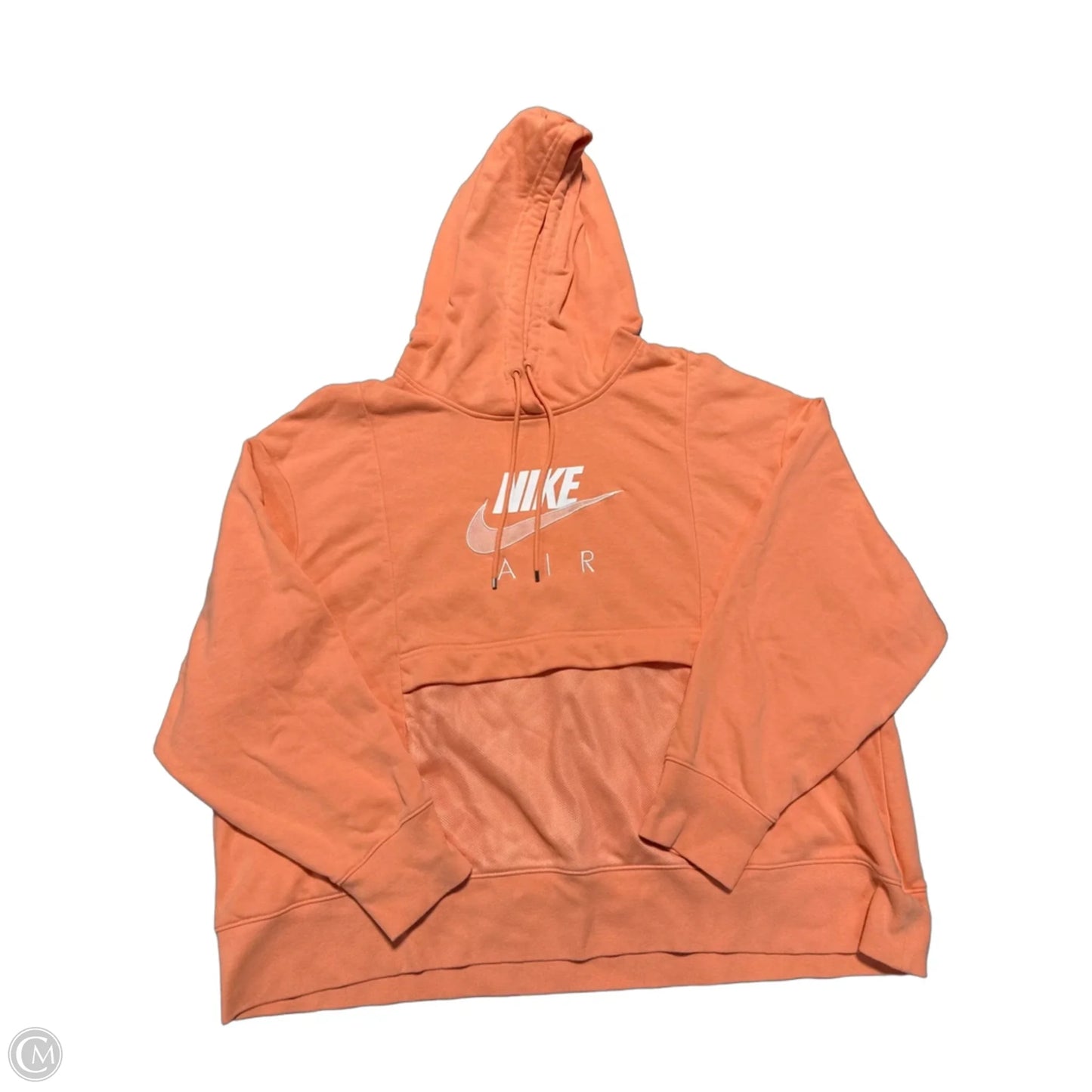 Sweatshirt Hoodie By Nike In Orange, Size: 2x