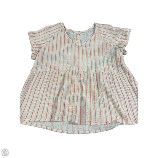 Top Short Sleeve By Maurices In Multi-colored, Size: Xl
