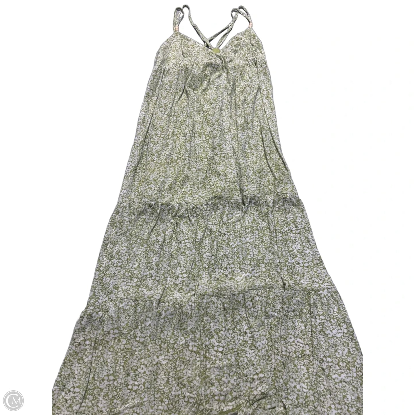 Dress Casual Maxi By No Boundaries In Green, Size: L