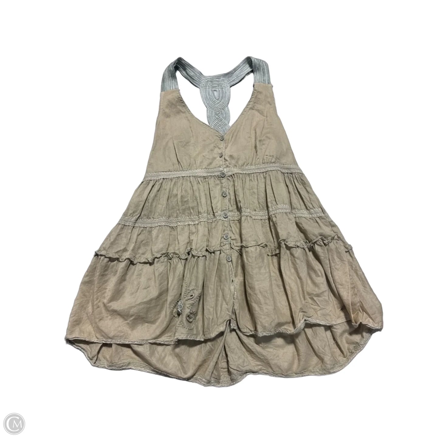 Tank Top By Edme And Esyllte In Beige, Size: M