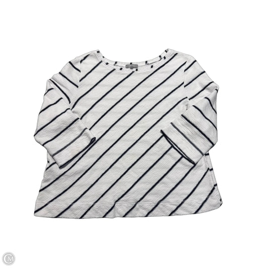 Top 3/4 Sleeve By Habitat In White, Size: L