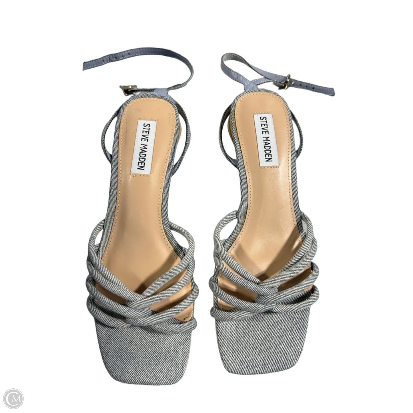 Shoes Heels Block By Steve Madden In Blue, Size: 8