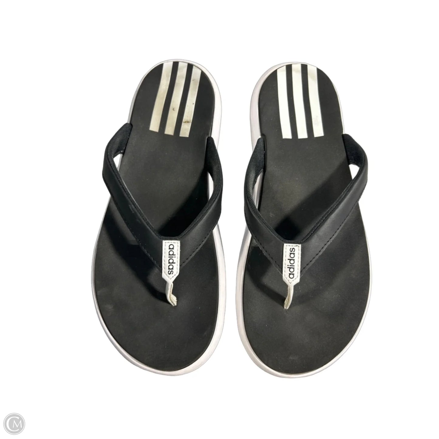 Shoes Flats By Adidas In Black, Size: 8
