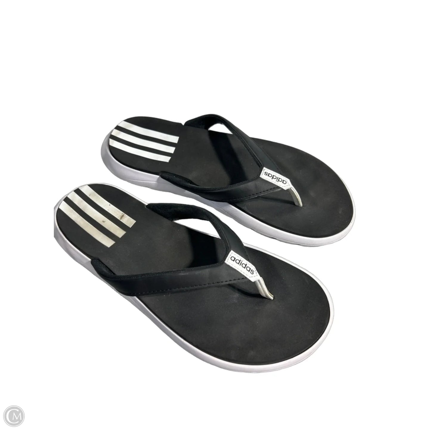 Shoes Flats By Adidas In Black, Size: 8