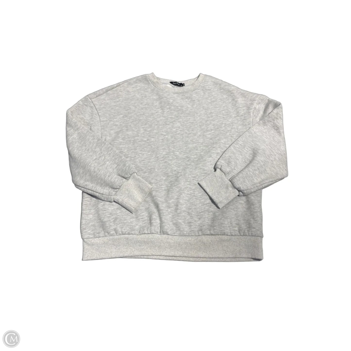 Sweatshirt Crewneck By Automet In Grey, Size: M