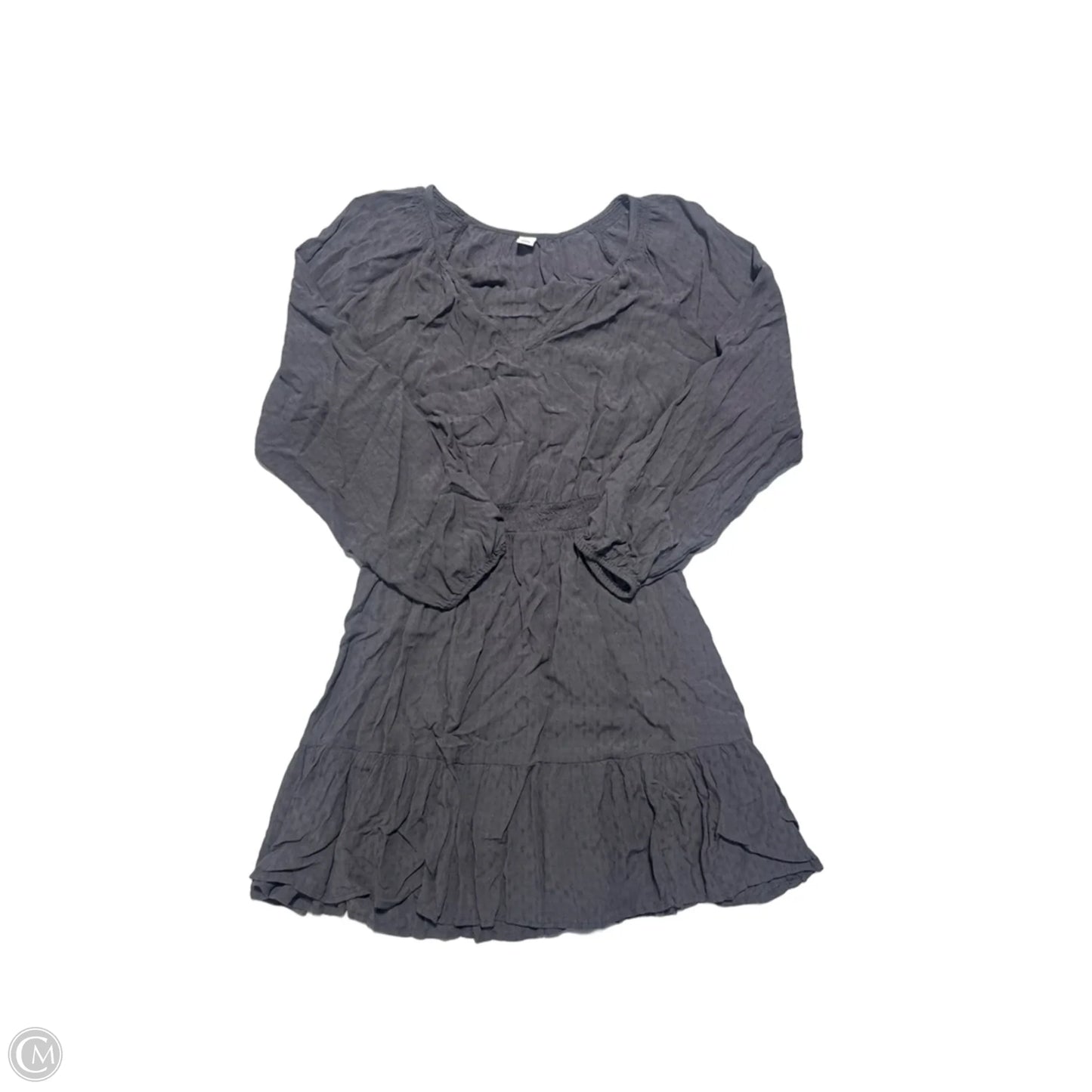 Dress Casual Midi By Old Navy In Grey, Size: M