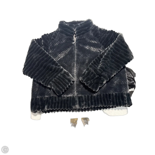 Jacket Faux Fur & Sherpa By Bernardo In Black, Size: 3x