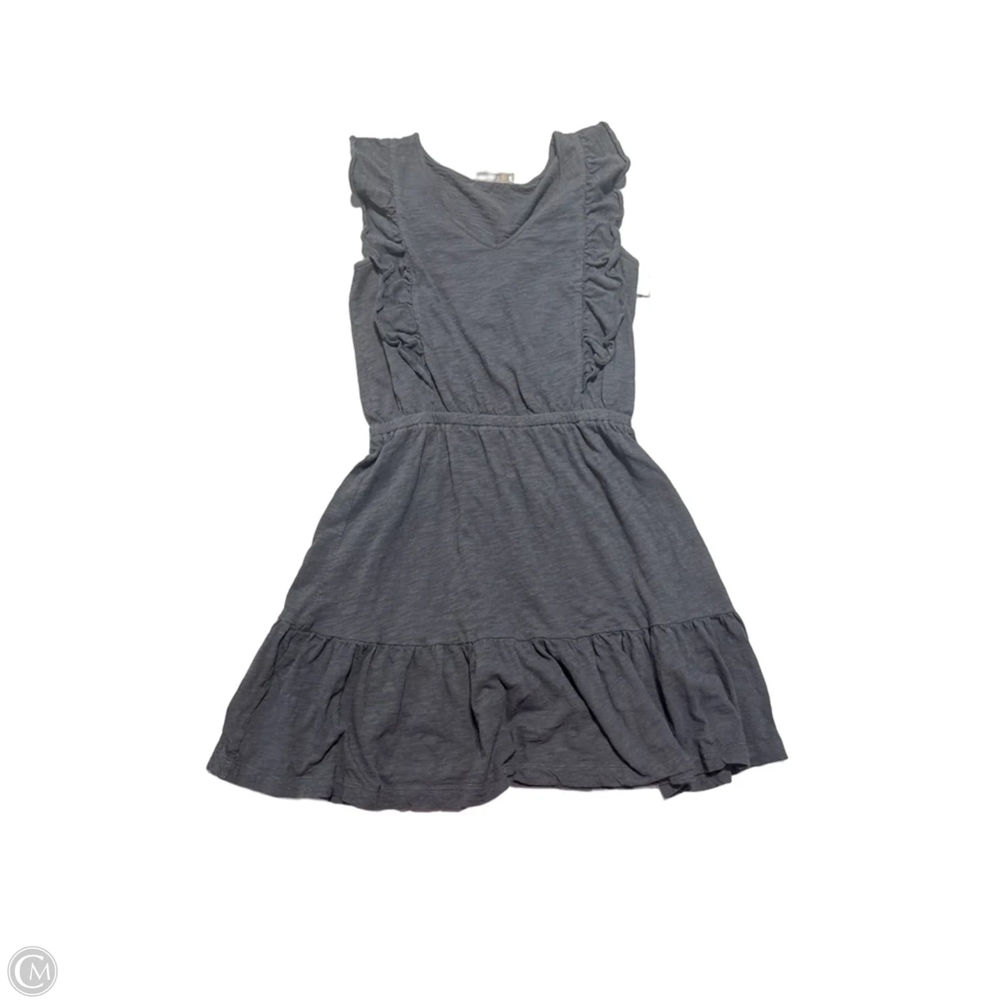 Dress Casual Midi By Loft In Grey, Size: M