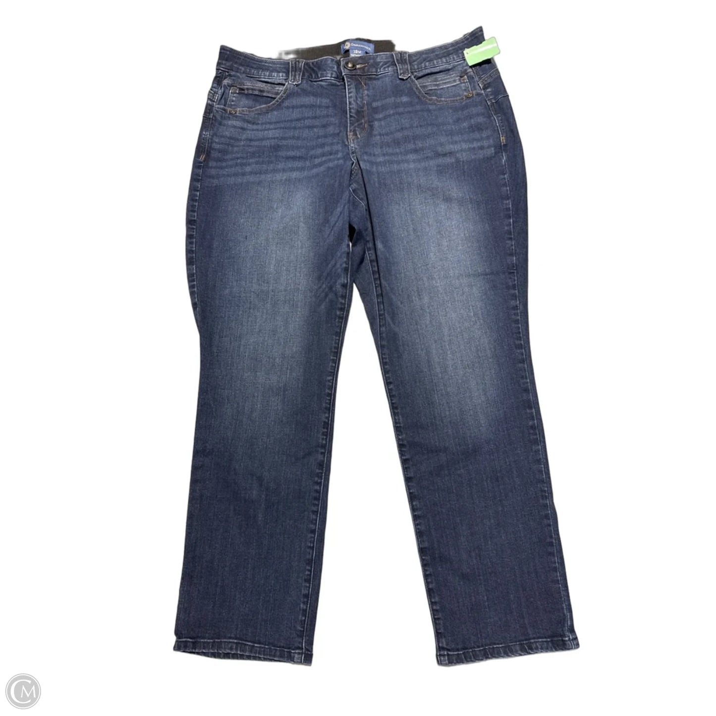 Jeans Skinny By Democracy In Blue Denim, Size: 18