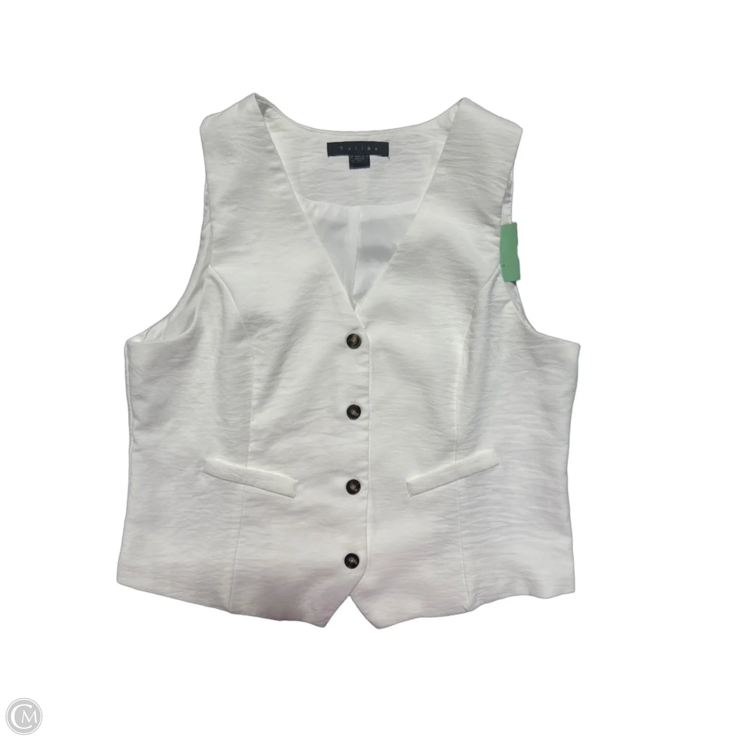 Tank Top By Tulle In White, Size: Xl