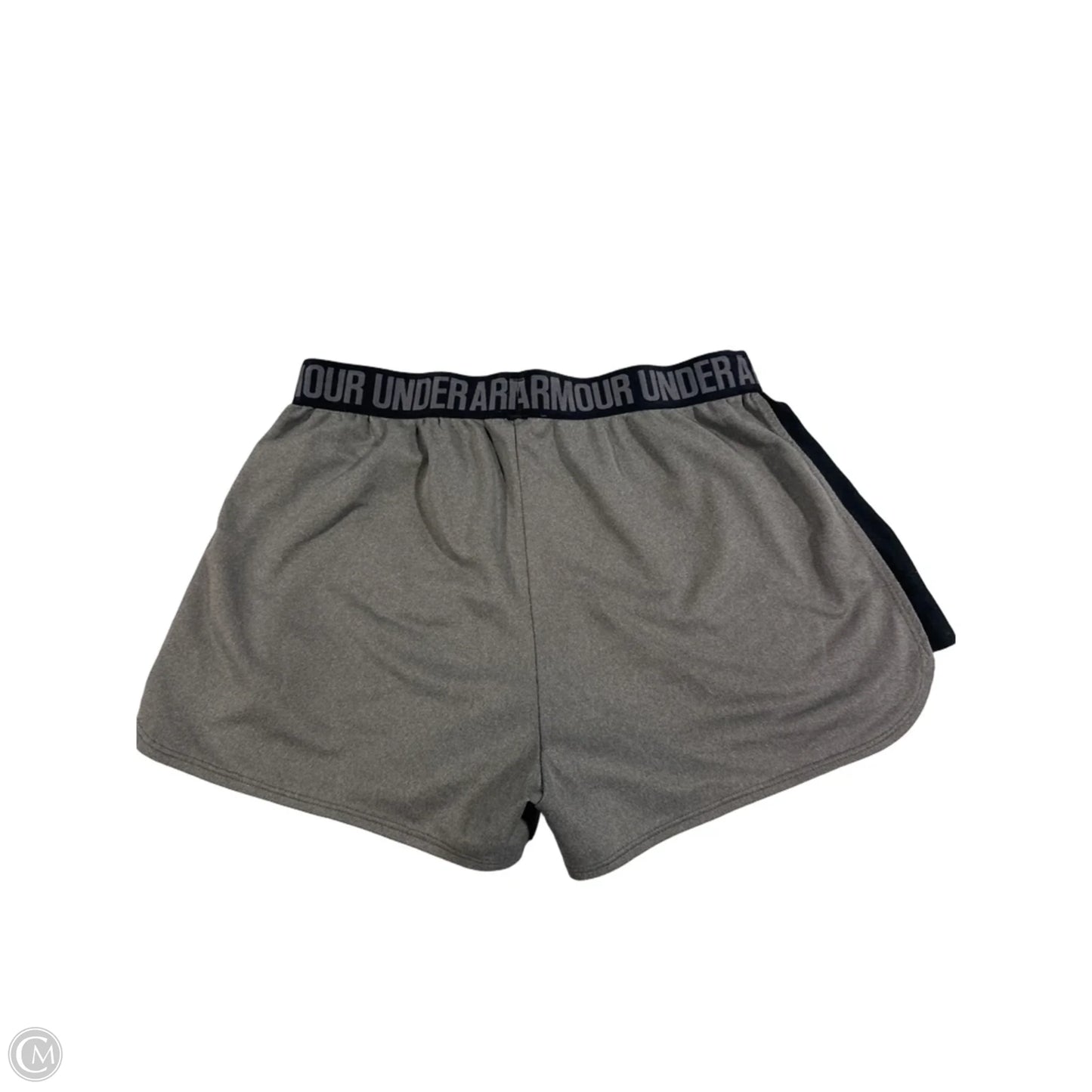 Athletic Shorts By Under Armour In Black & Grey, Size: Xs