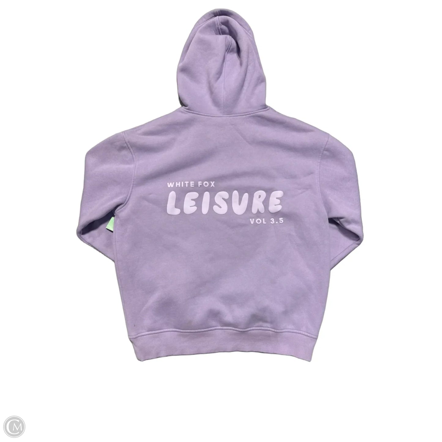 Sweatshirt Hoodie By White Fox In Purple, Size: M