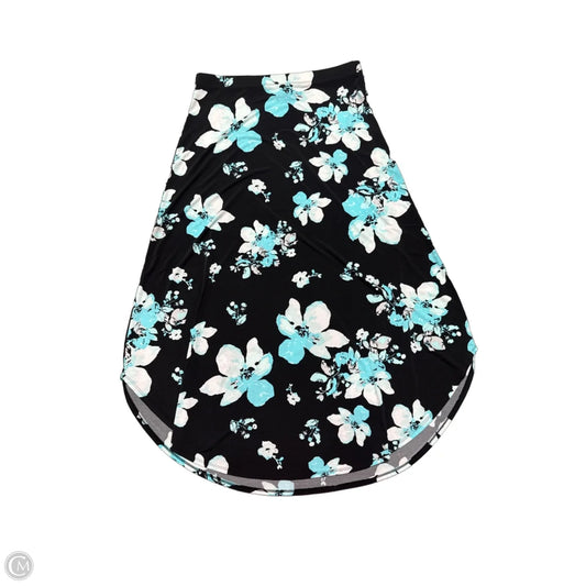 Skirt Maxi By Chicos In Black & Blue, Size: M