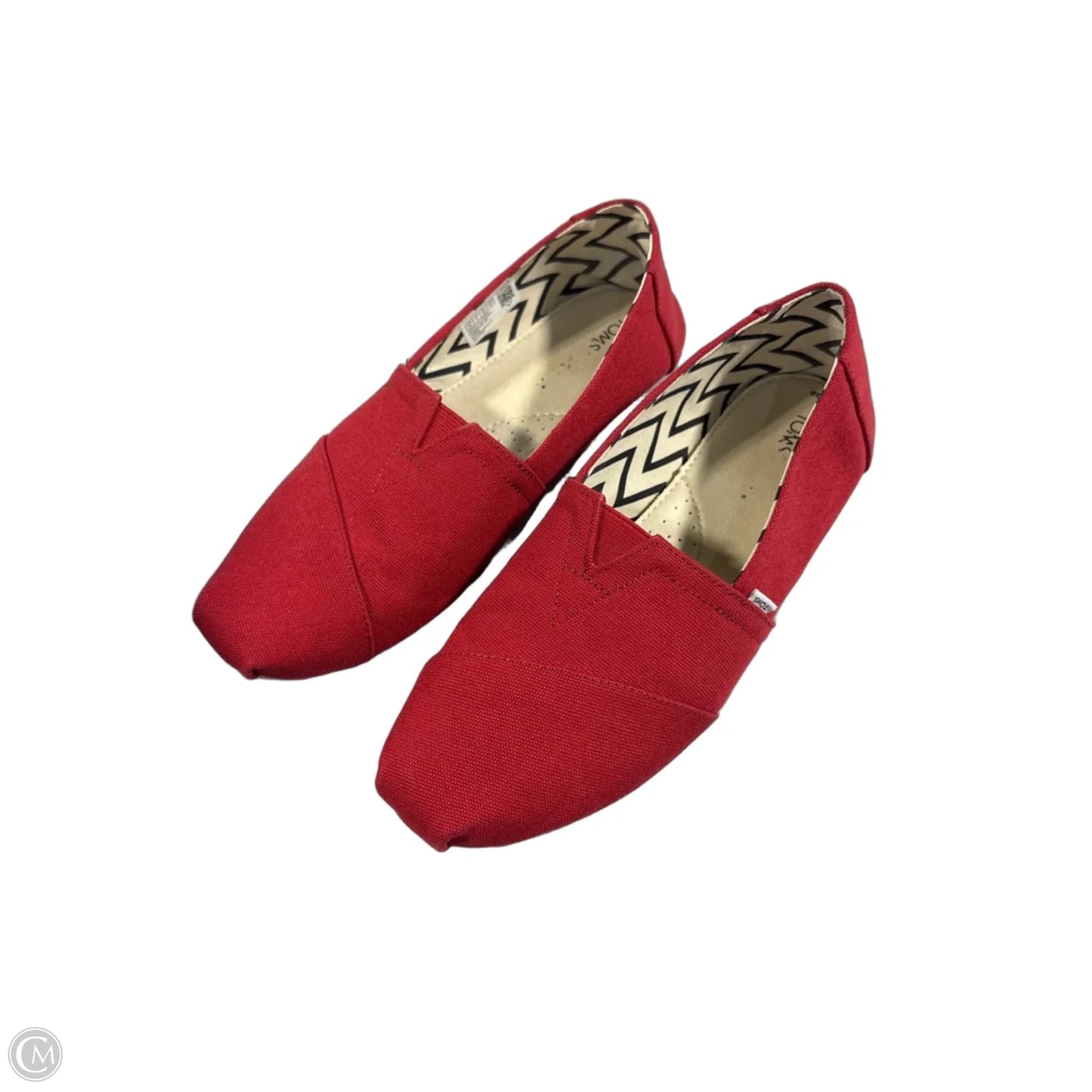 Shoes Flats By Toms In Red, Size: 10