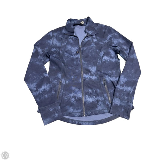 Athletic Jacket By 90 Degrees By Reflex In Blue, Size: L