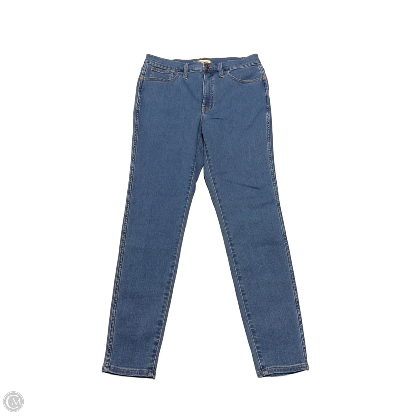 Jeans Skinny By Madewell In Blue Denim, Size: 10