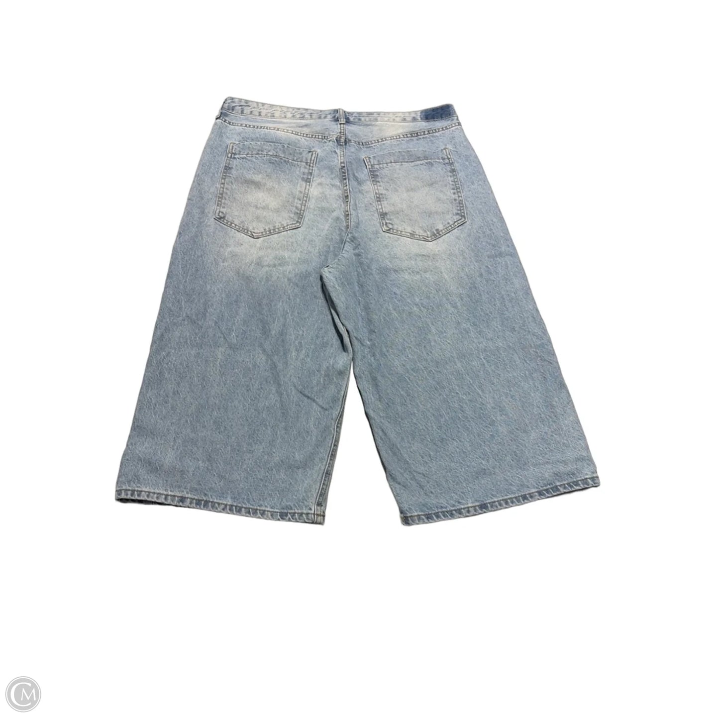 Jeans Cropped By Cmc In Blue Denim, Size: 18