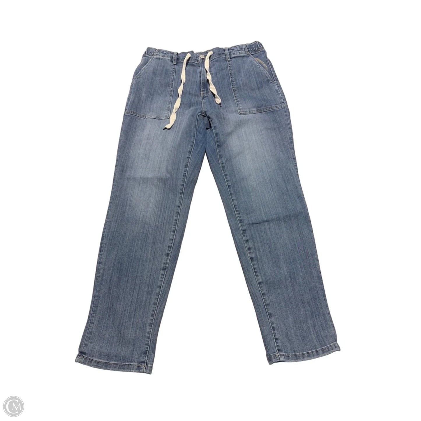 Jeans Straight By Judy Blue In Blue Denim, Size: 14