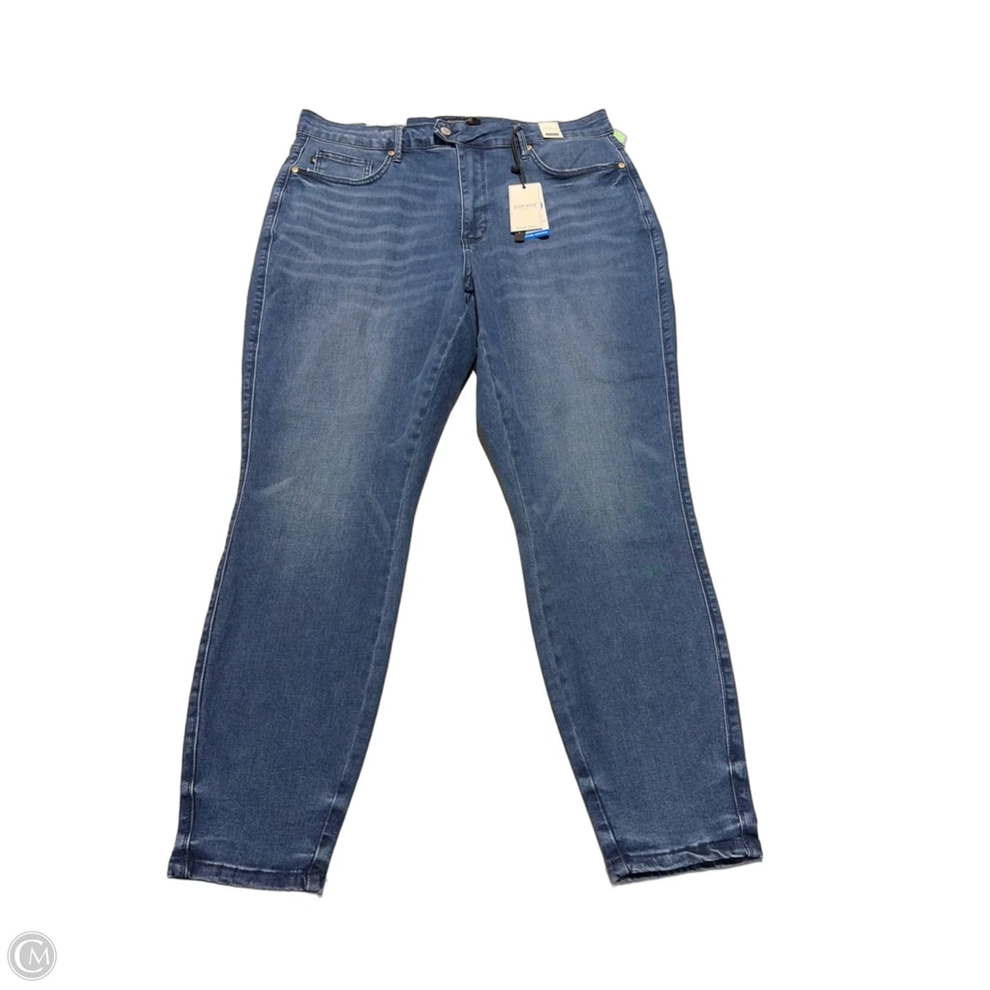Jeans Skinny By Judy Blue In Blue Denim, Size: 20