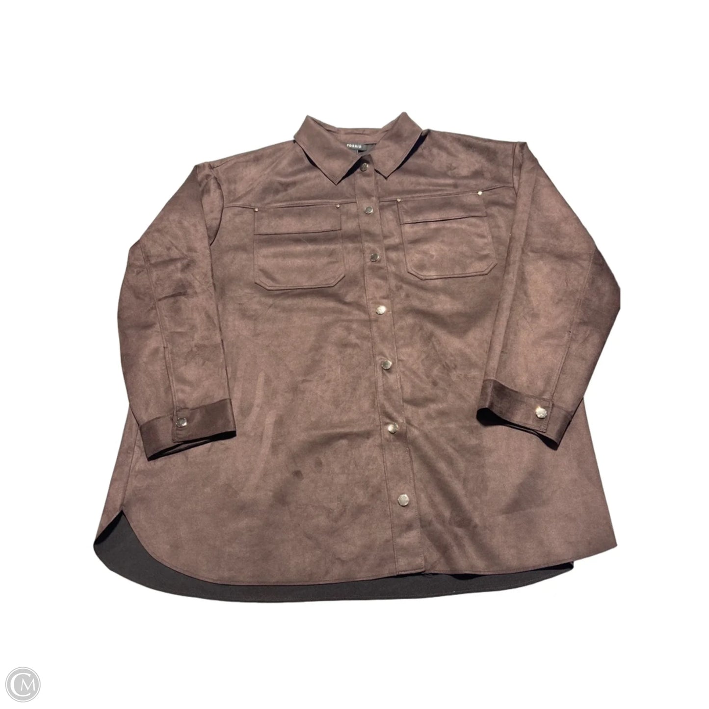 Jacket Other By Torrid In Brown, Size: 2