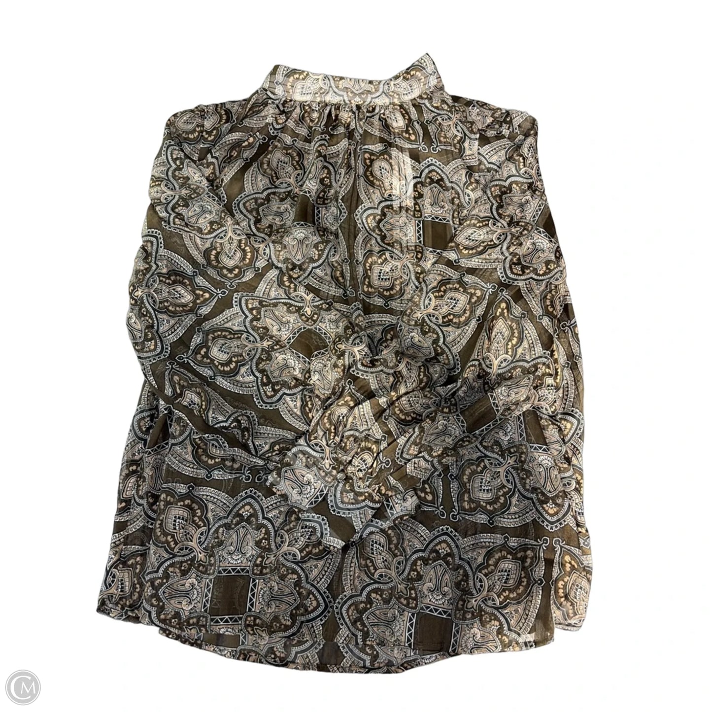 Top Long Sleeve By H&m In Brown, Size: Xxl