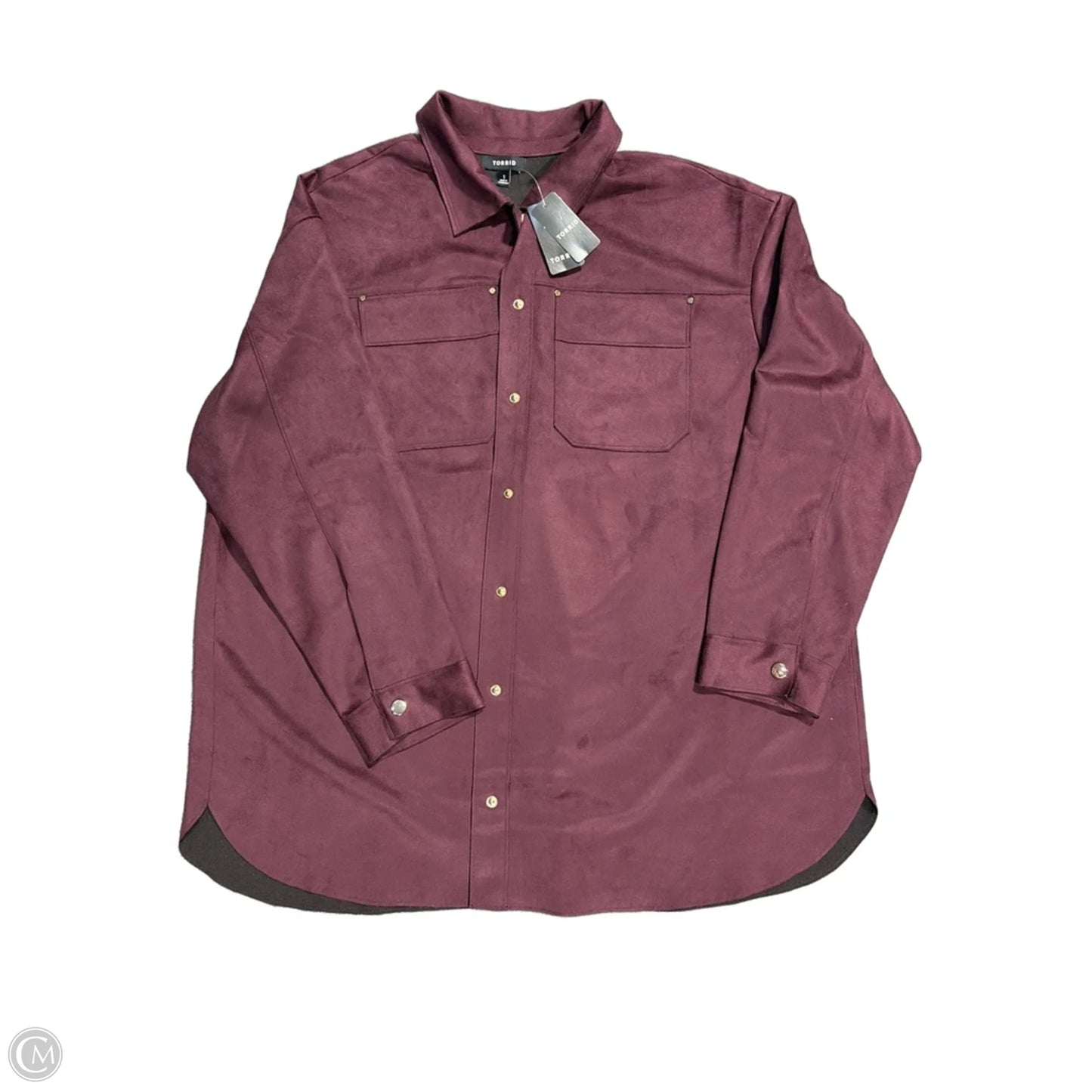 Jacket Other By Torrid In Purple, Size: 1x