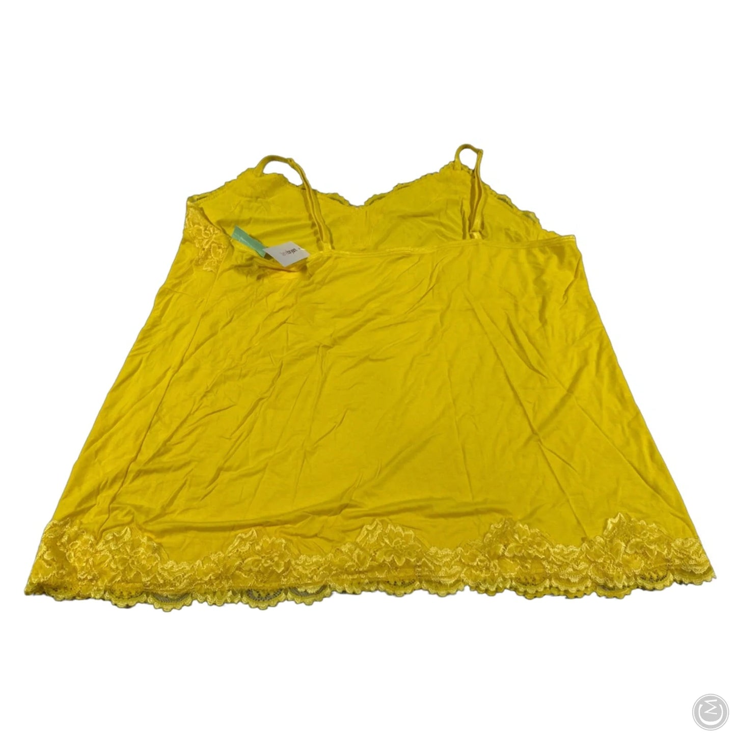 Tank Top By Lane Bryant In Yellow, Size: 3x