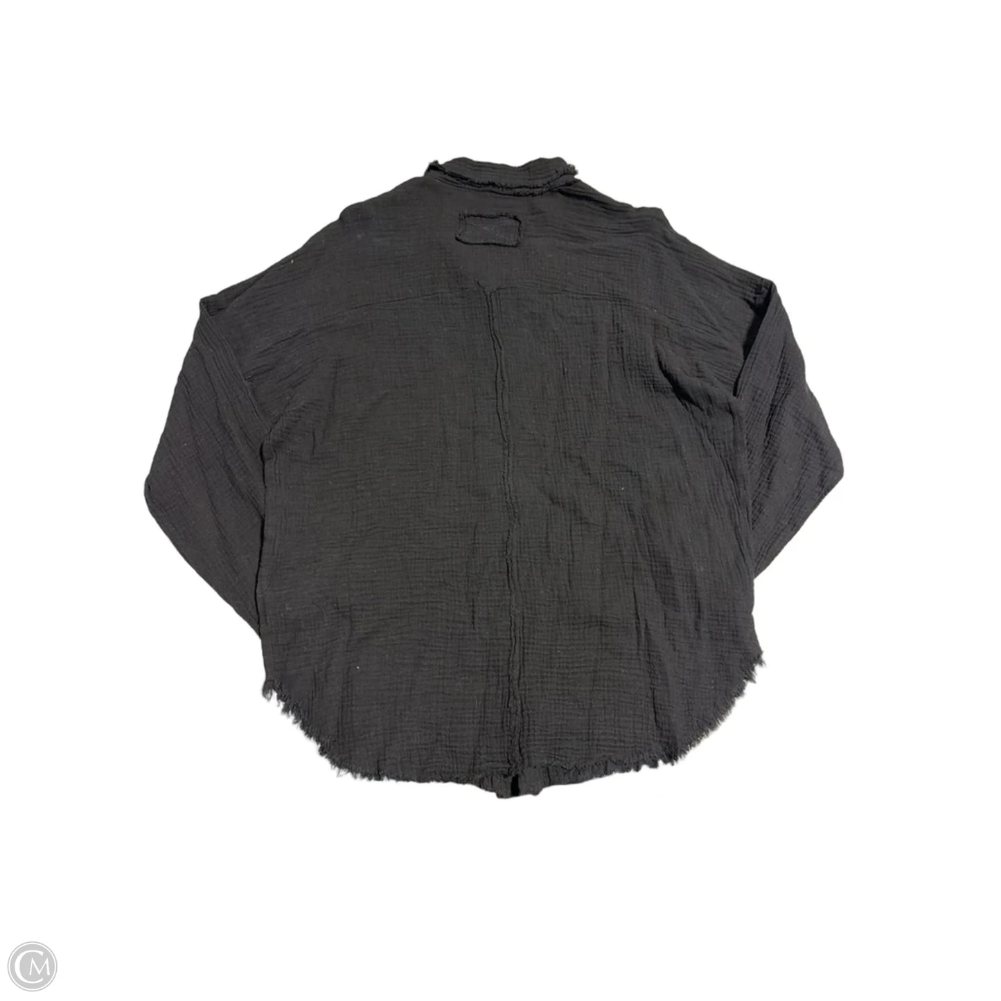 Top Long Sleeve By Zenana In Black, Size: M