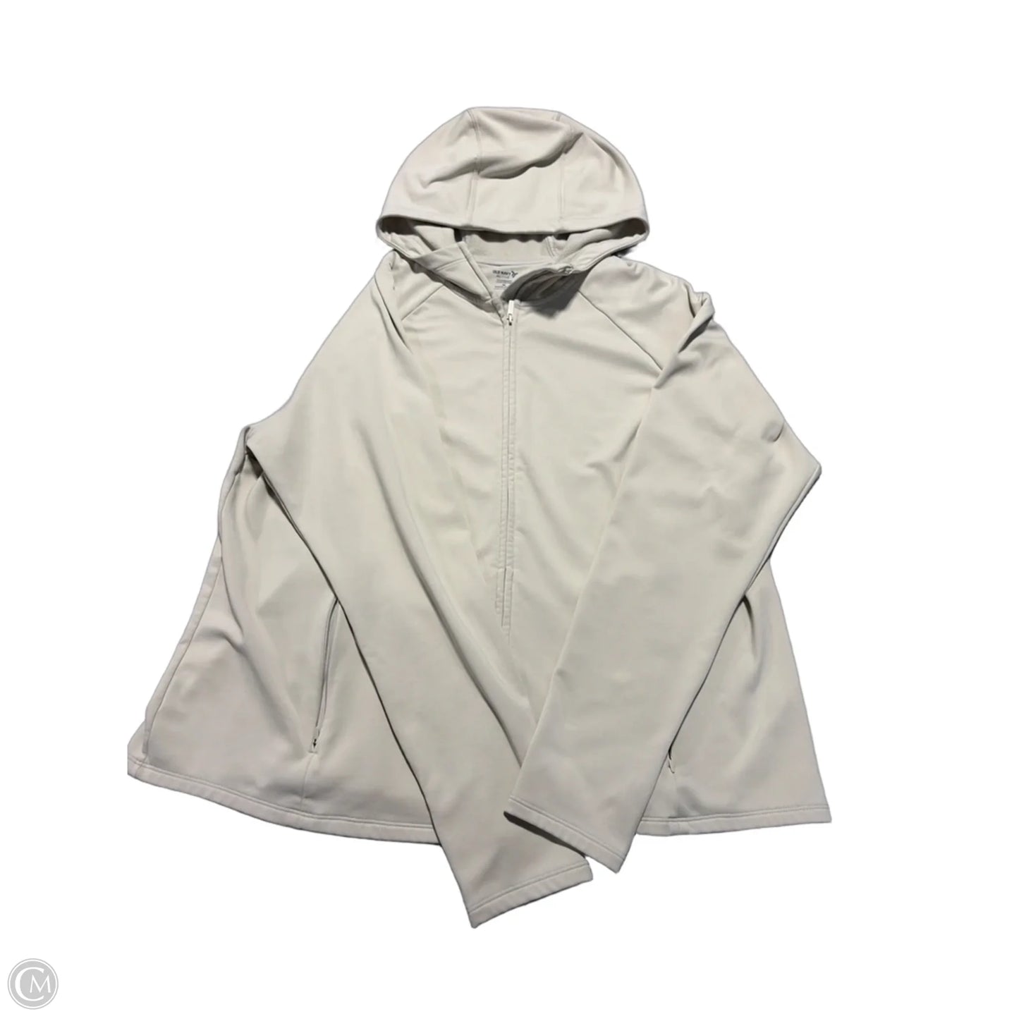 Athletic Jacket By Old Navy In Tan, Size: 2x