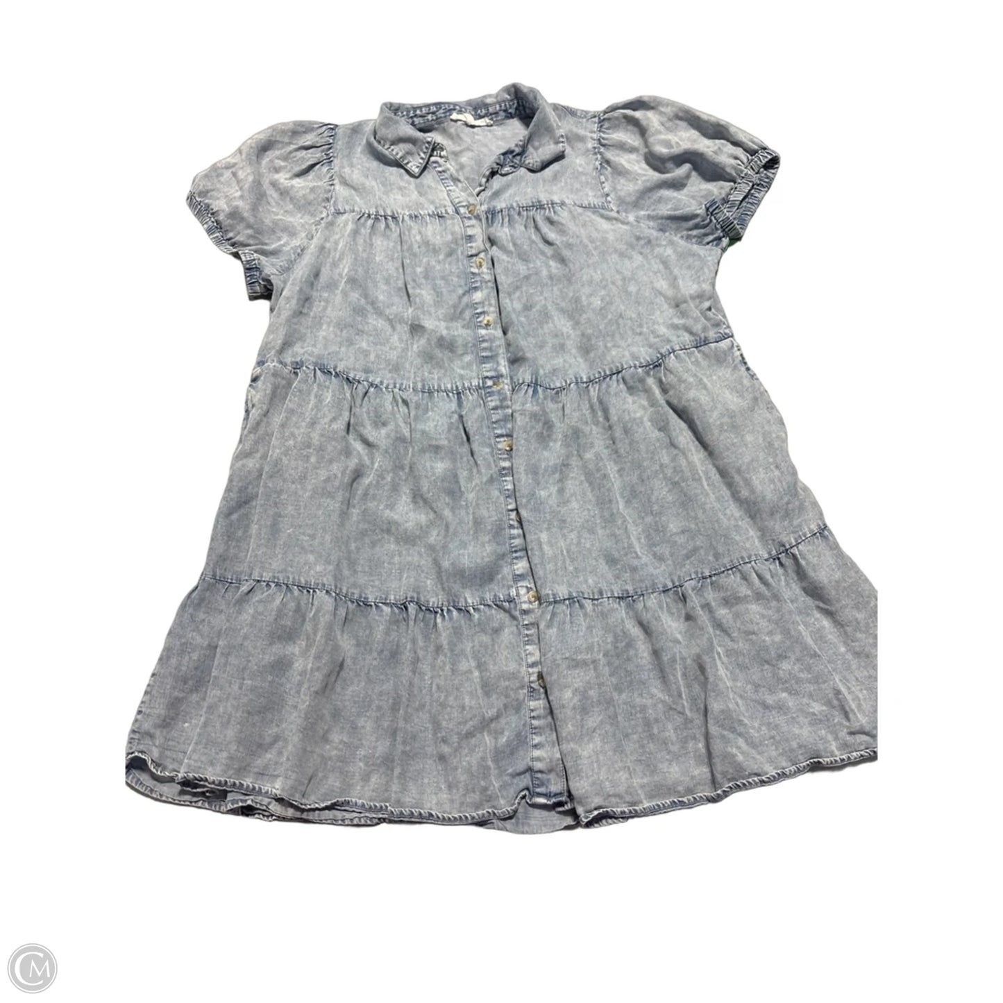 Dress Casual Midi By Jane And Delancey In Blue Denim, Size: Xl